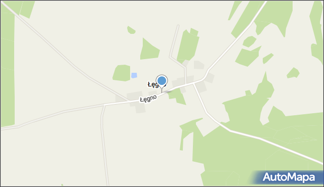 Łęgno gmina Nowogard, Łęgno, mapa Łęgno gmina Nowogard