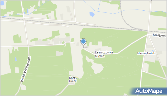 Leśniczówka Mienia, Leśniczówka Mienia, mapa Leśniczówka Mienia