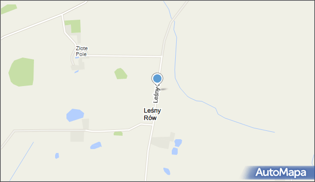 Leśny Rów, Leśny Rów, mapa Leśny Rów