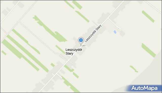 Leszczydół Stary, Leszczydół Stary, mapa Leszczydół Stary