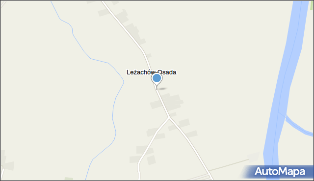 Leżachów-Osada, Leżachów-Osada, mapa Leżachów-Osada