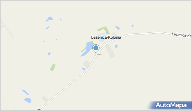 Leżenica-Kolonia, Leżenica-Kolonia, mapa Leżenica-Kolonia