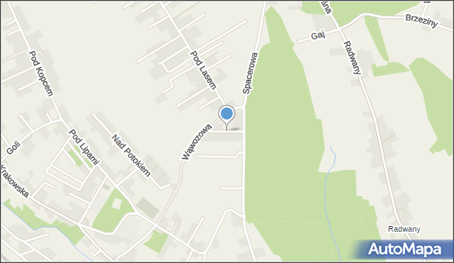 Łuczyce gmina Kocmyrzów-Luborzyca, Leszczynowa, mapa Łuczyce gmina Kocmyrzów-Luborzyca