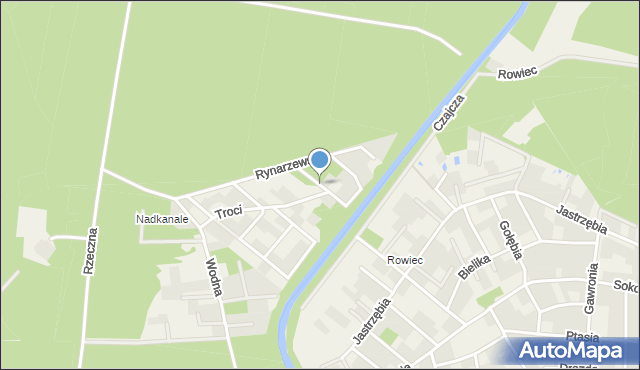 Murowaniec gmina Białe Błota, Leszcza, mapa Murowaniec gmina Białe Błota