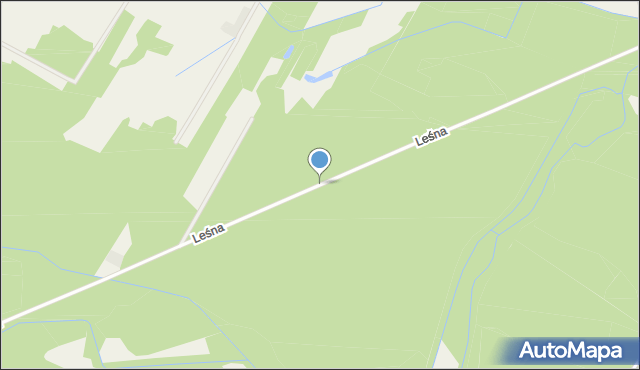 Nowy Duninów, Leśna, mapa Nowy Duninów