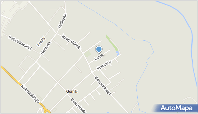 Oława, Lema Stanisława, mapa Oława