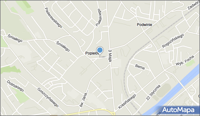 Przemyśl, Lelewela Joachima, mapa Przemyśla