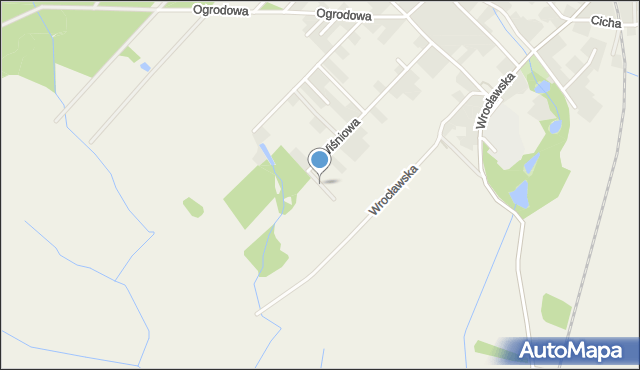 Siedlec gmina Długołęka, Leszczynowa, mapa Siedlec gmina Długołęka