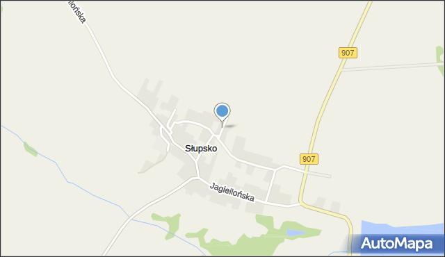 Słupsko gmina Rudziniec, Leśna, mapa Słupsko gmina Rudziniec