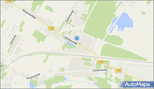 Smolice gmina Stryków, Letniskowa, mapa Smolice gmina Stryków