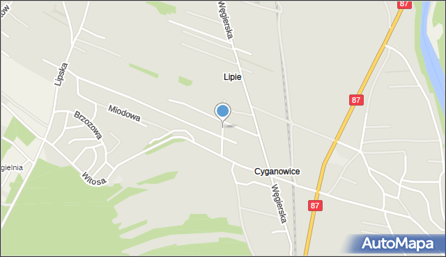 Stary Sącz, Lenczowskiego Czesława, mapa Stary Sącz