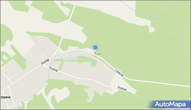 Stepnica, Leśna, mapa Stepnica