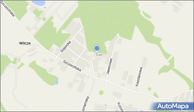 Strzelce Górne, Leszczynowa, mapa Strzelce Górne