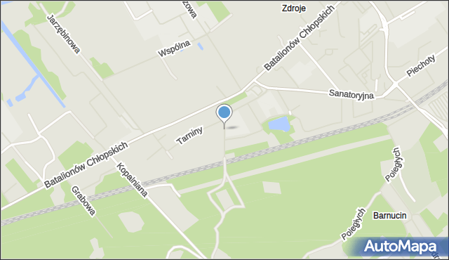 Szczecin, Letniskowa, mapa Szczecina