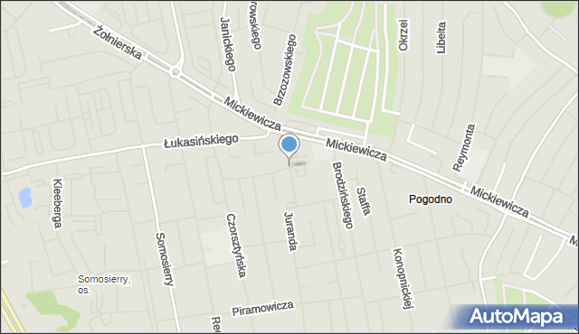 Szczecin, Lelewela Joachima, mapa Szczecina