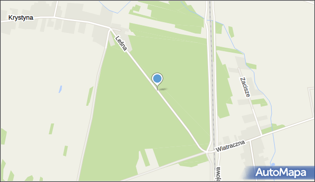 Wola Rębkowska, Leśna, mapa Wola Rębkowska