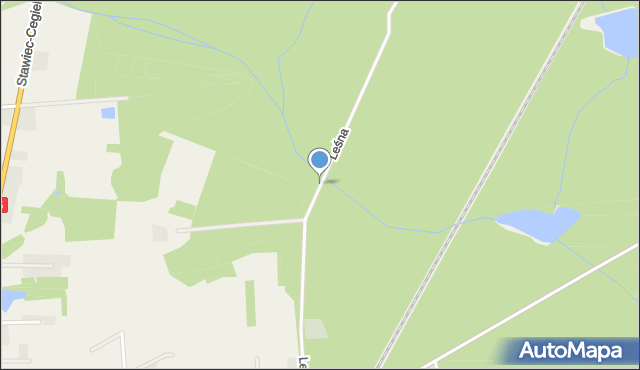 Wszewilki, Leśna, mapa Wszewilki