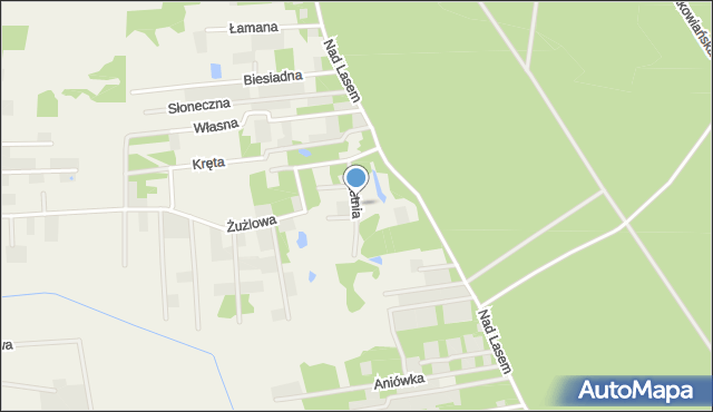 Żelechów gmina Żabia Wola, Letnia, mapa Żelechów gmina Żabia Wola