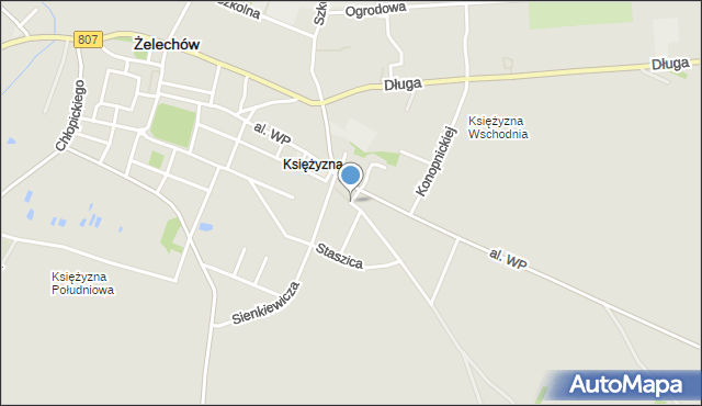 Żelechów powiat garwoliński, Lelewela, mapa Żelechów powiat garwoliński