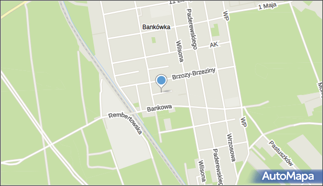 Zielonka powiat wołomiński, Leszczynowa, mapa Zielonka powiat wołomiński