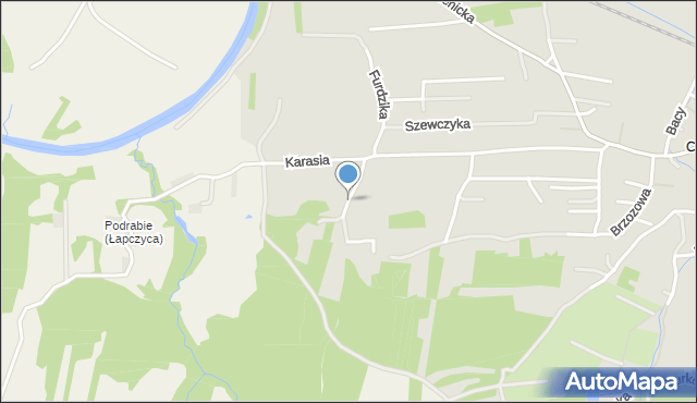 Bochnia, Lipie, mapa Bochni