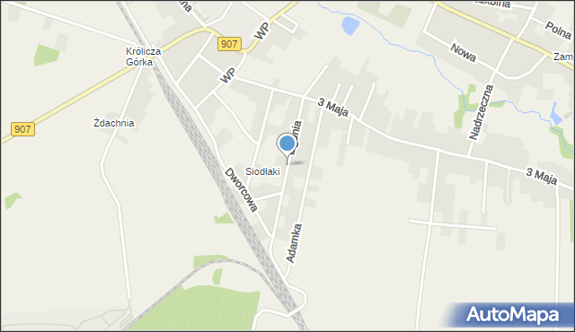 Boronów, Ligonia, mapa Boronów