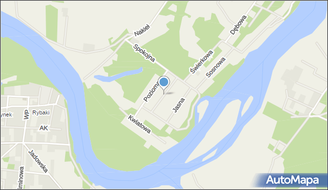 Brańszczyk, Lipowa, mapa Brańszczyk