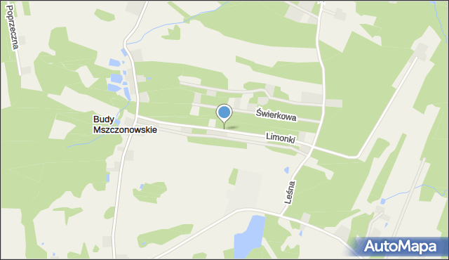 Budy Mszczonowskie, Limonki, mapa Budy Mszczonowskie