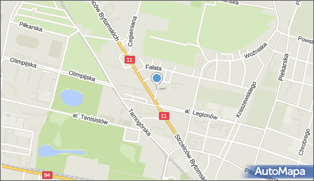 Bytom, Ligonia Juliusza, mapa Bytomia