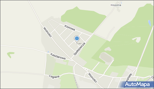 Jaworzyna Śląska, Lipowa, mapa Jaworzyna Śląska