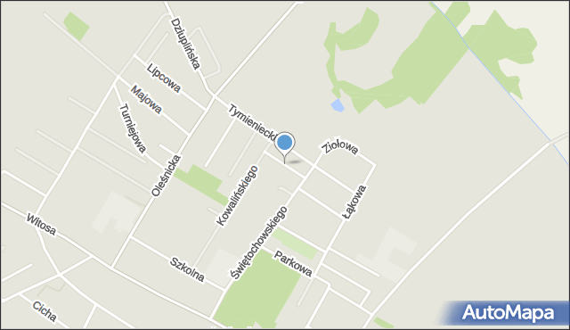 Jelcz-Laskowice, Listowskiego Anatola, mapa Jelcz-Laskowice