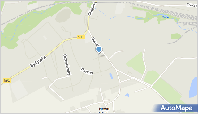 Kętrzyn, Linki Bogumiła, mapa Kętrzyn