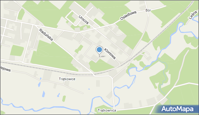 Kiełpino gmina Kartuzy, Lipowa, mapa Kiełpino gmina Kartuzy