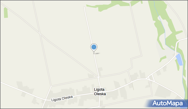 Ligota Oleska, Ligota Oleska, mapa Ligota Oleska