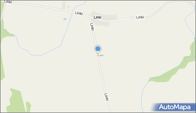 Linki gmina Mikołajki Pomorskie, Linki, mapa Linki gmina Mikołajki Pomorskie