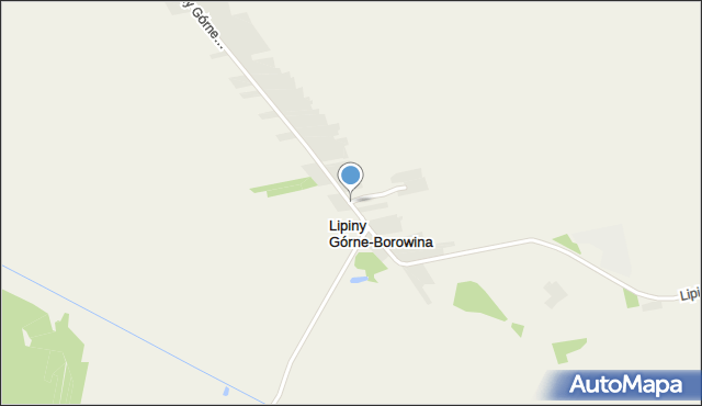 Lipiny Górne-Borowina, Lipiny Górne-Borowina, mapa Lipiny Górne-Borowina