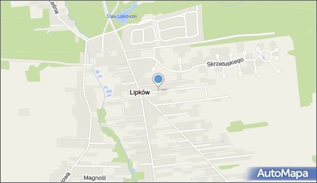 Lipków, Lipków, mapa Lipków