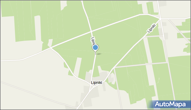 Lipniki gmina Czerwonka, Lipniki, mapa Lipniki gmina Czerwonka