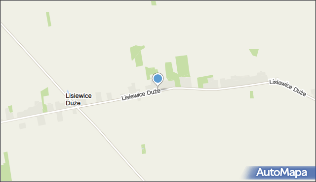 Lisiewice Duże, Lisiewice Duże, mapa Lisiewice Duże