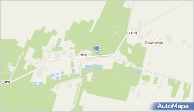 Lisna, Lisna, mapa Lisna