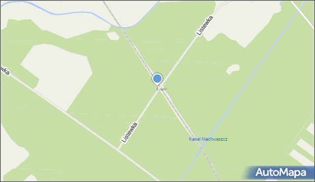 Listewka, Listewka, mapa Listewka