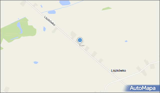 Liszkówko, Liszkówko, mapa Liszkówko