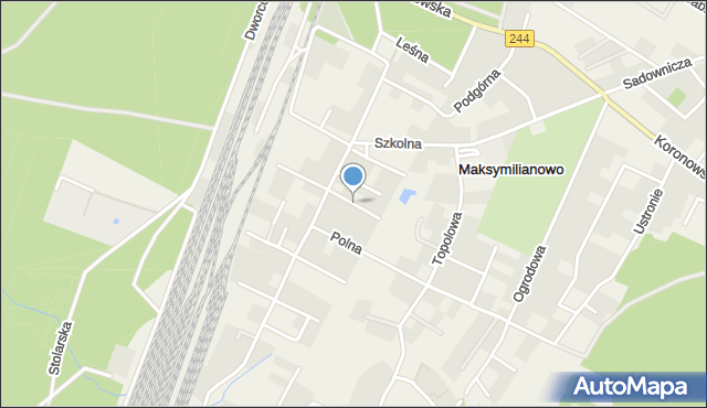 Maksymilianowo gmina Osielsko, Lipowa, mapa Maksymilianowo gmina Osielsko