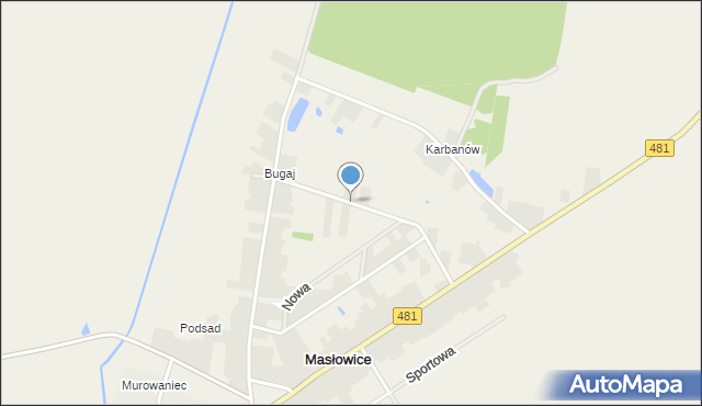 Masłowice gmina Wieluń, Litwa, mapa Masłowice gmina Wieluń