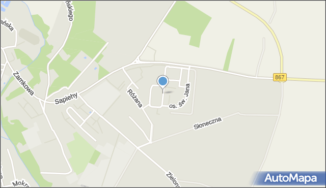 Oleszyce, Lipowa, mapa Oleszyce