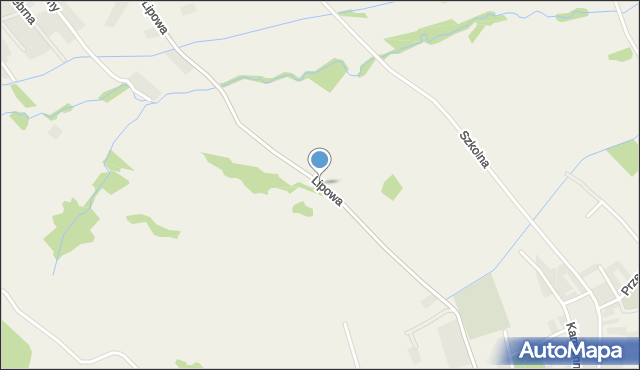 Radziechowy, Lipowa, mapa Radziechowy