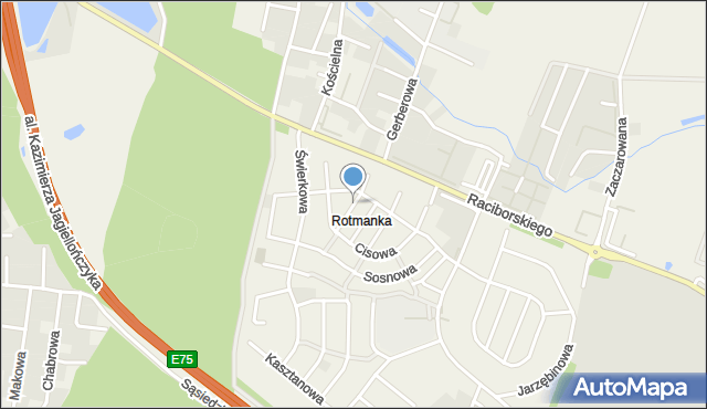 Rotmanka, Limbowa, mapa Rotmanka