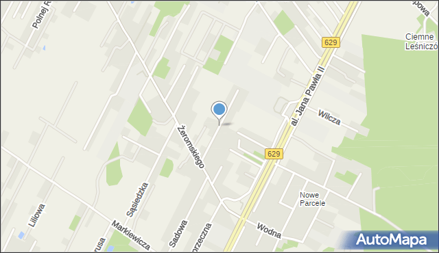 Słupno gmina Radzymin, Lipowa, mapa Słupno gmina Radzymin