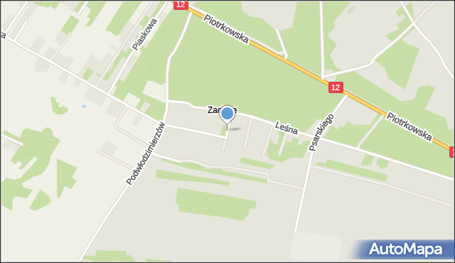 Sulejów powiat piotrkowski, Lipowa, mapa Sulejów powiat piotrkowski