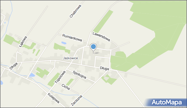 Szczepanów gmina Środa Śląska, Lipowa, mapa Szczepanów gmina Środa Śląska
